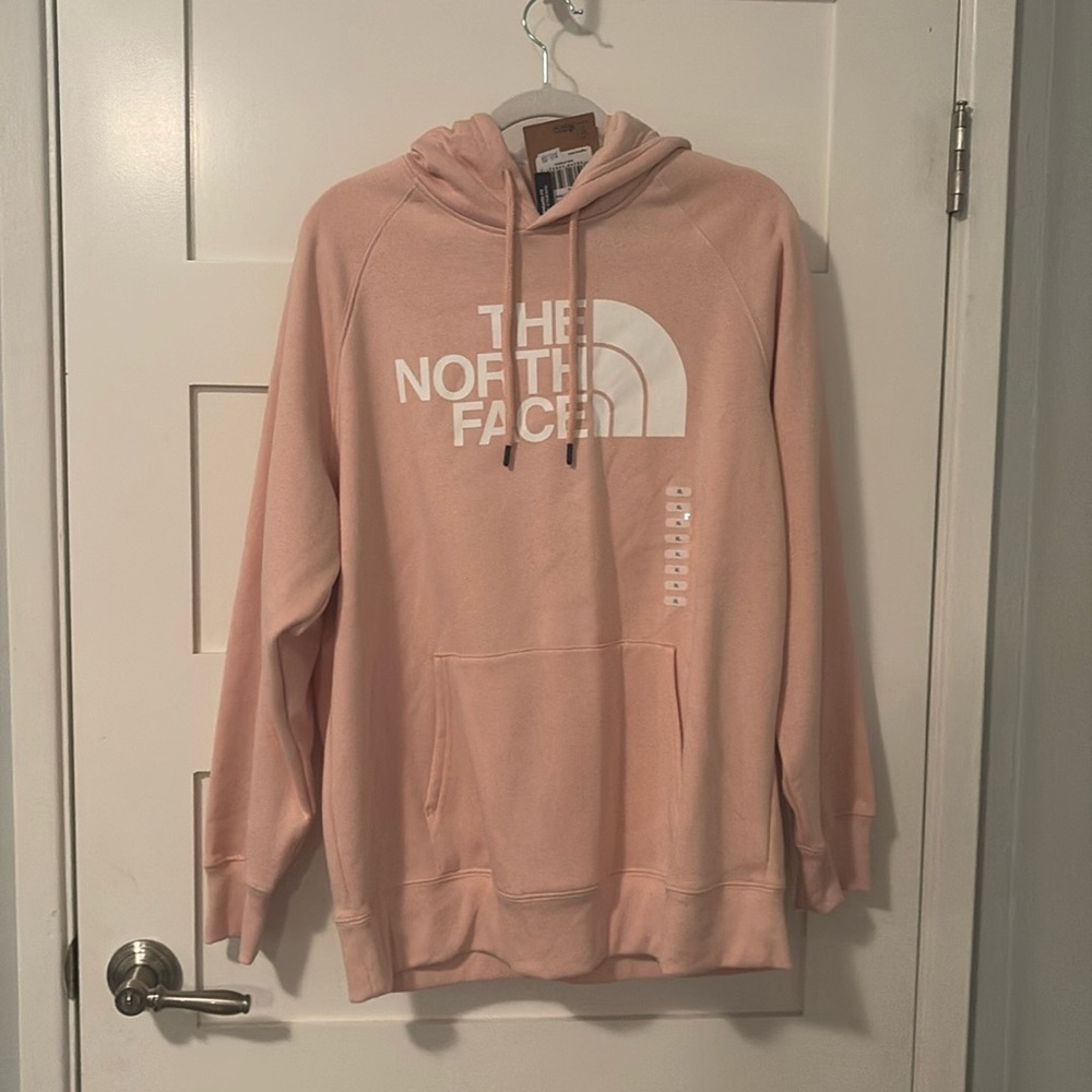 Pink North Face Hoodie